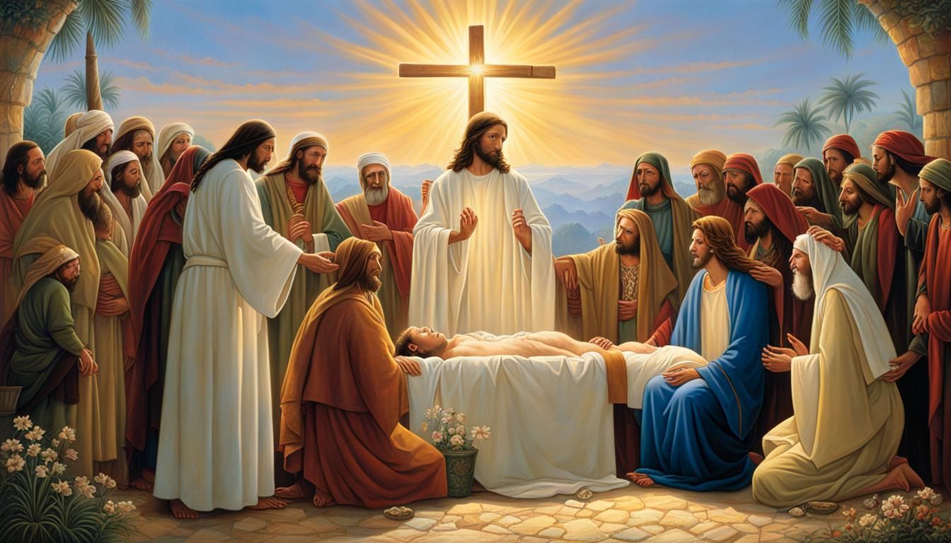 Compassionate Jesus Healing the Sick