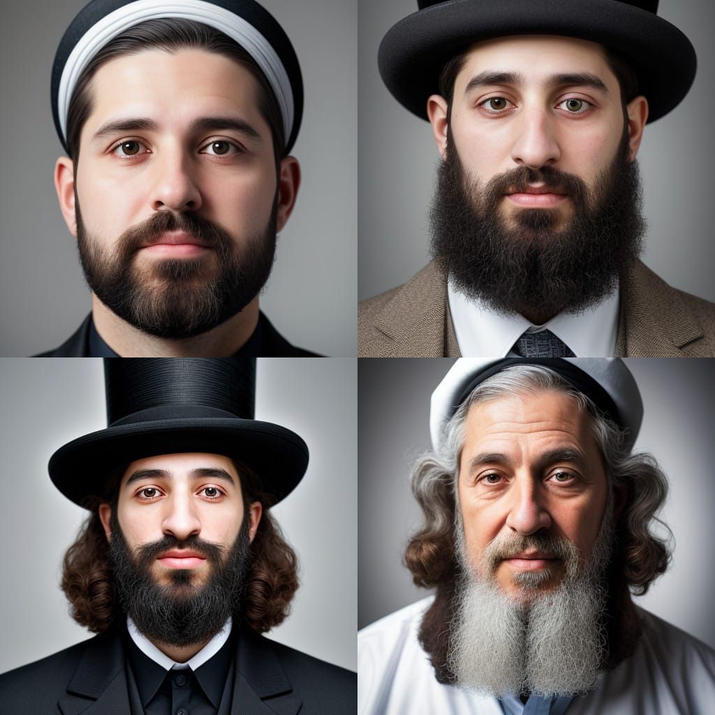 Traditional Rabbi with Elegant Side Locks