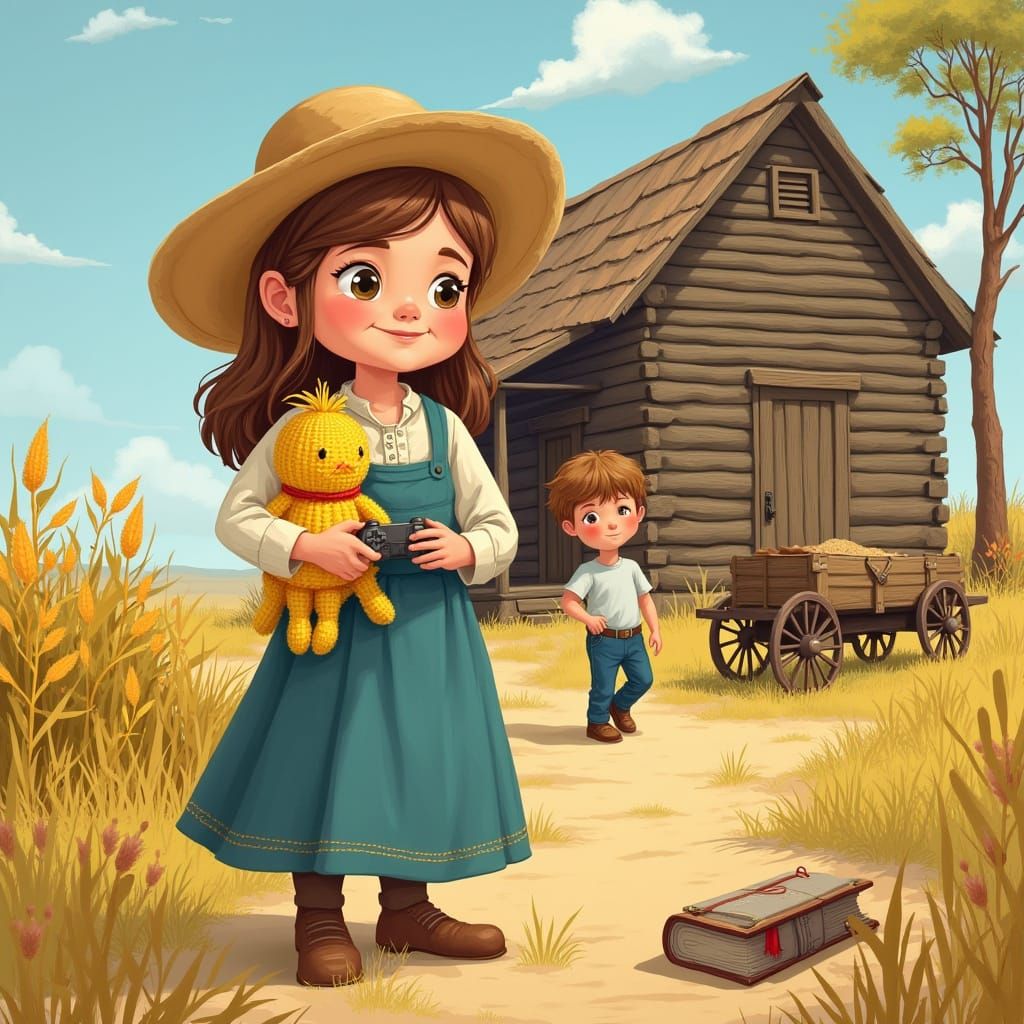 A Whimsical Blend of Past and Present: A Young Pioneer's Dia...