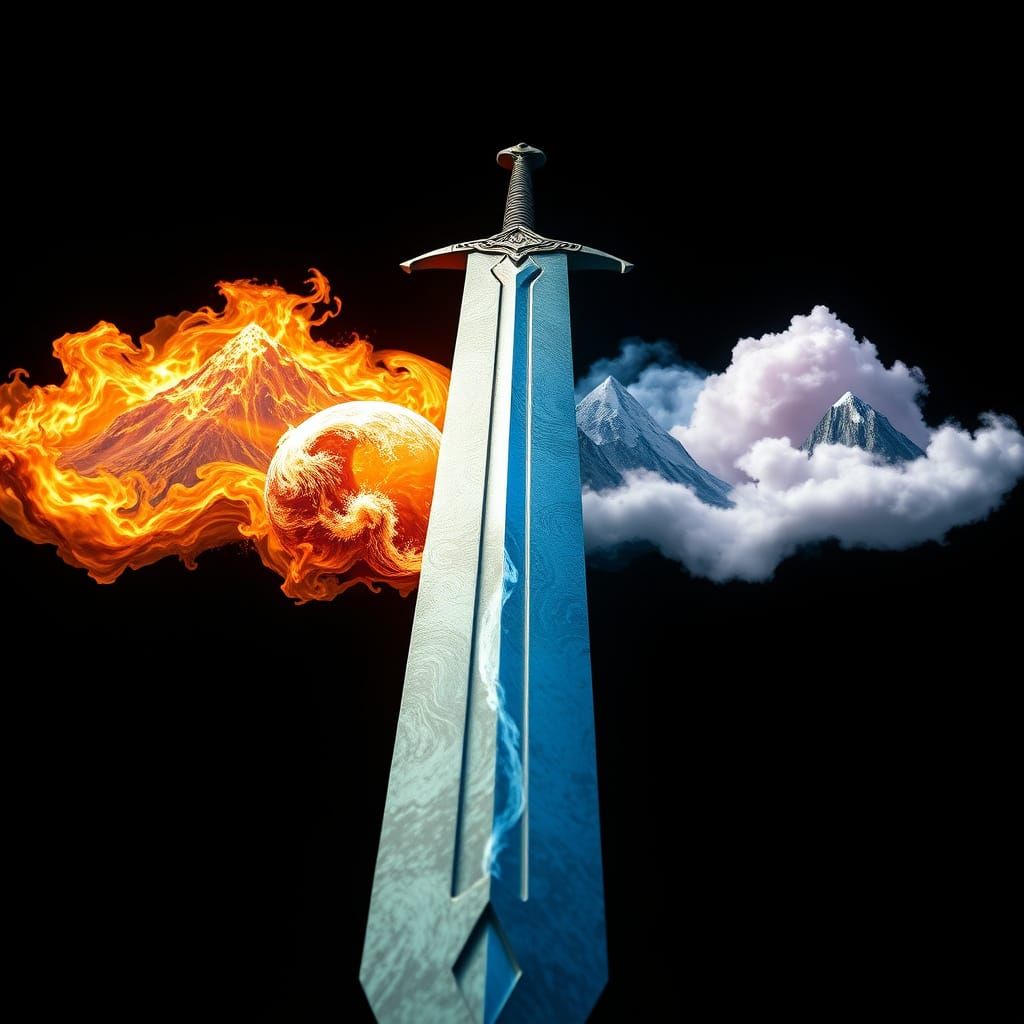 Epic Greatsword of Elemental Balance