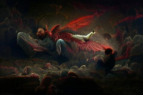 Lucifer's Fall: Inspired by Gustave Doré