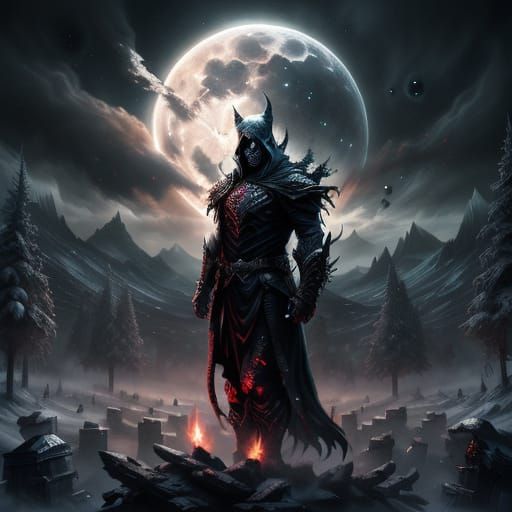 Undead Carolers Perform in Snowy Graveyard