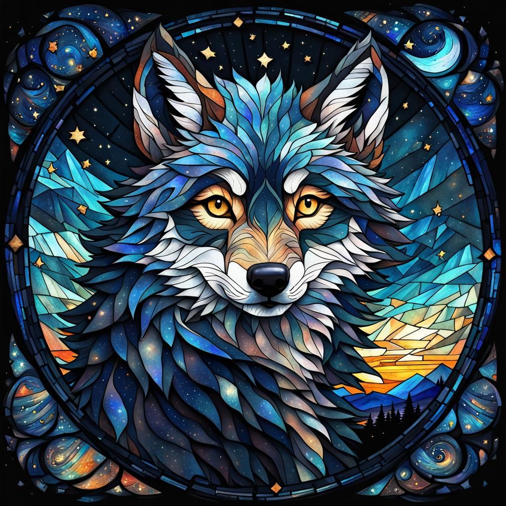 Wolf in Paint