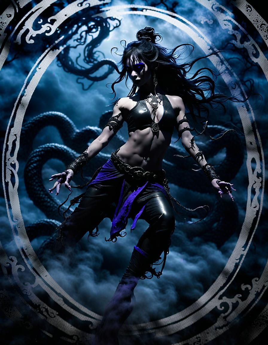 Deadly Djinn in Shadows: Art Deco Martial Arts