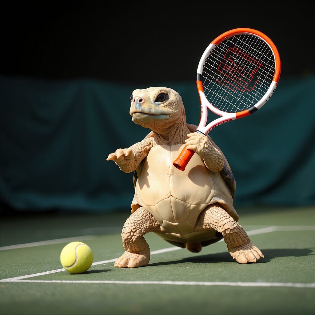 tortoise wimbledon open