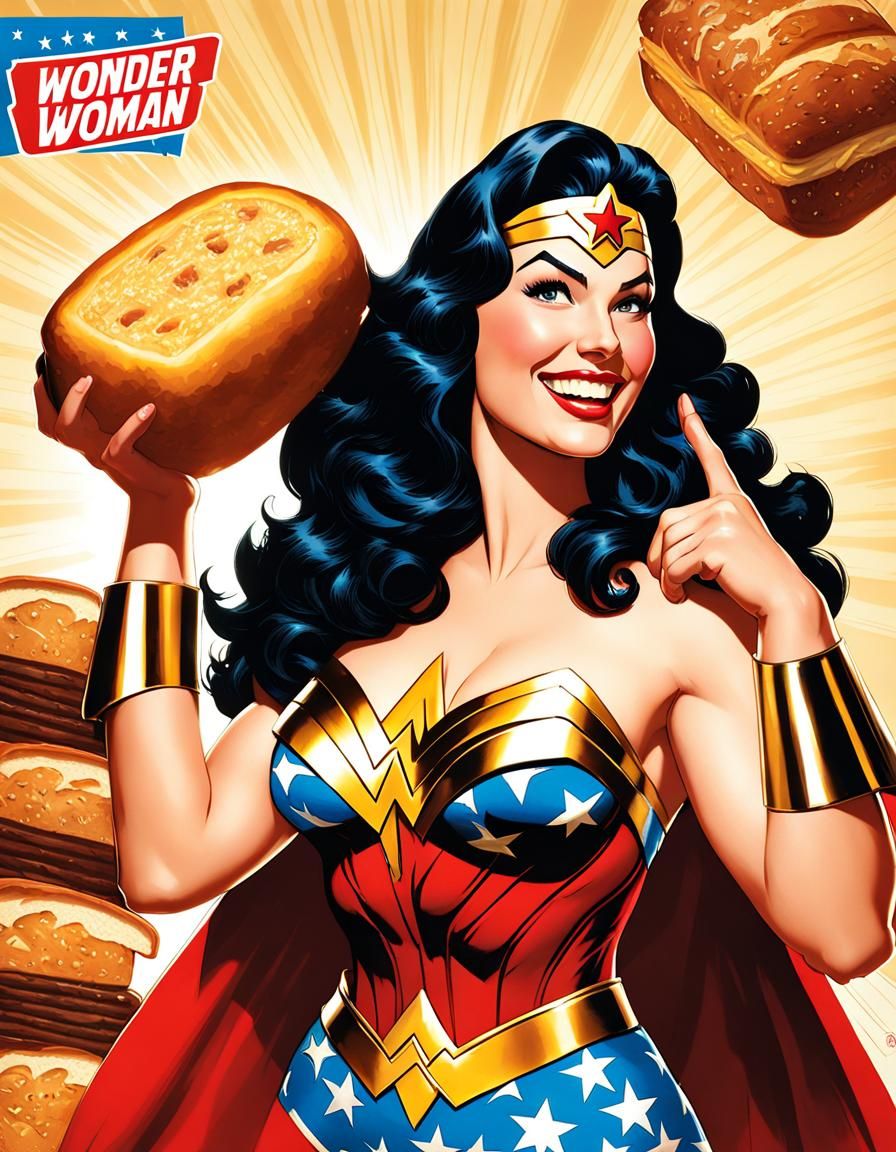Wonder-Bread Woman (retro)