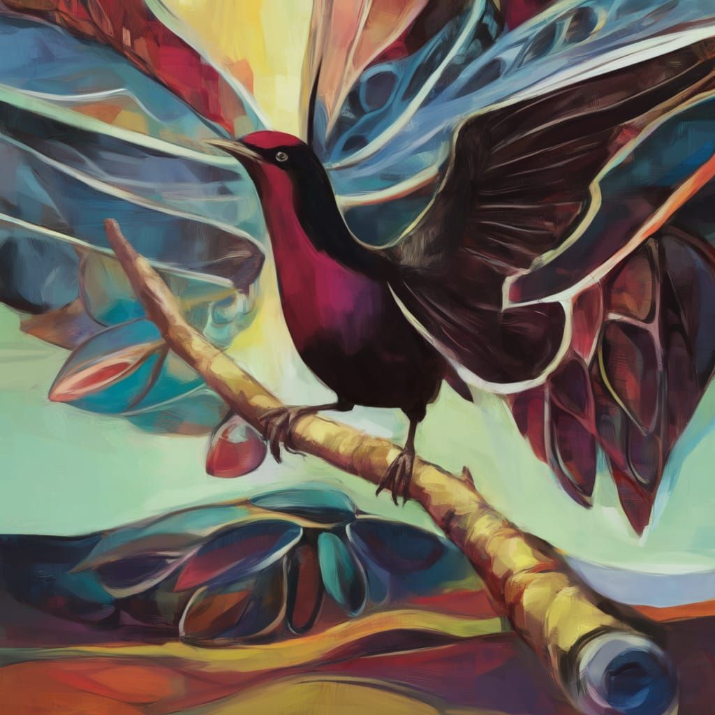 A cool bird by Rebecca Sugar Rafael Santi Roger Dean