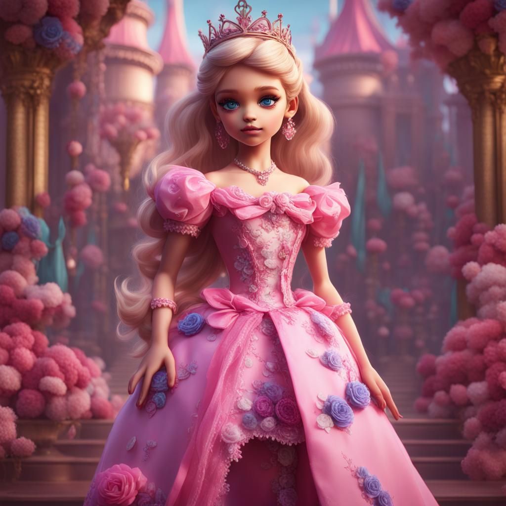 Girly Boy as Barbie: Fantasy Concept Art