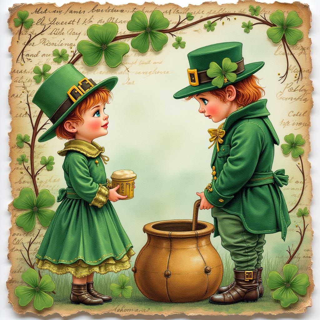 Whimsical Steampunk Saint Patrick's Day Memories