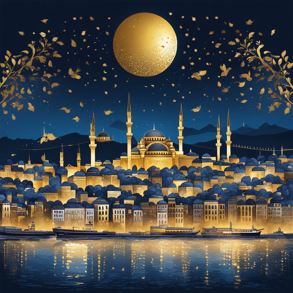 Luxurious Istanbul Cityscape at Twilight