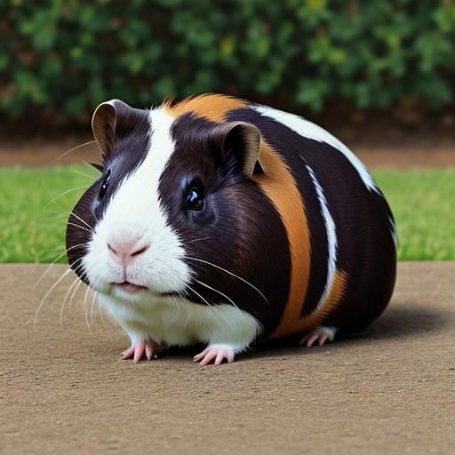 Dark Brown Californian Guinea Pig