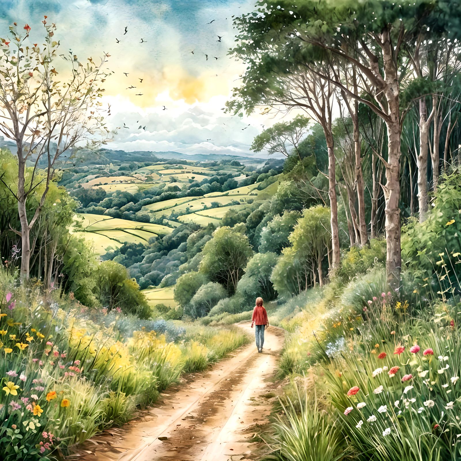 A walk in late spring