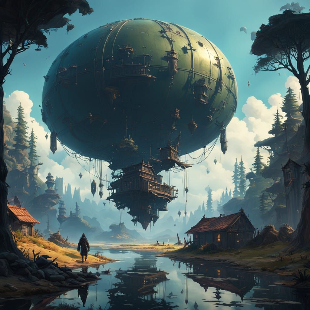 Mystical Dreamlike Landscape in 8k Resolution