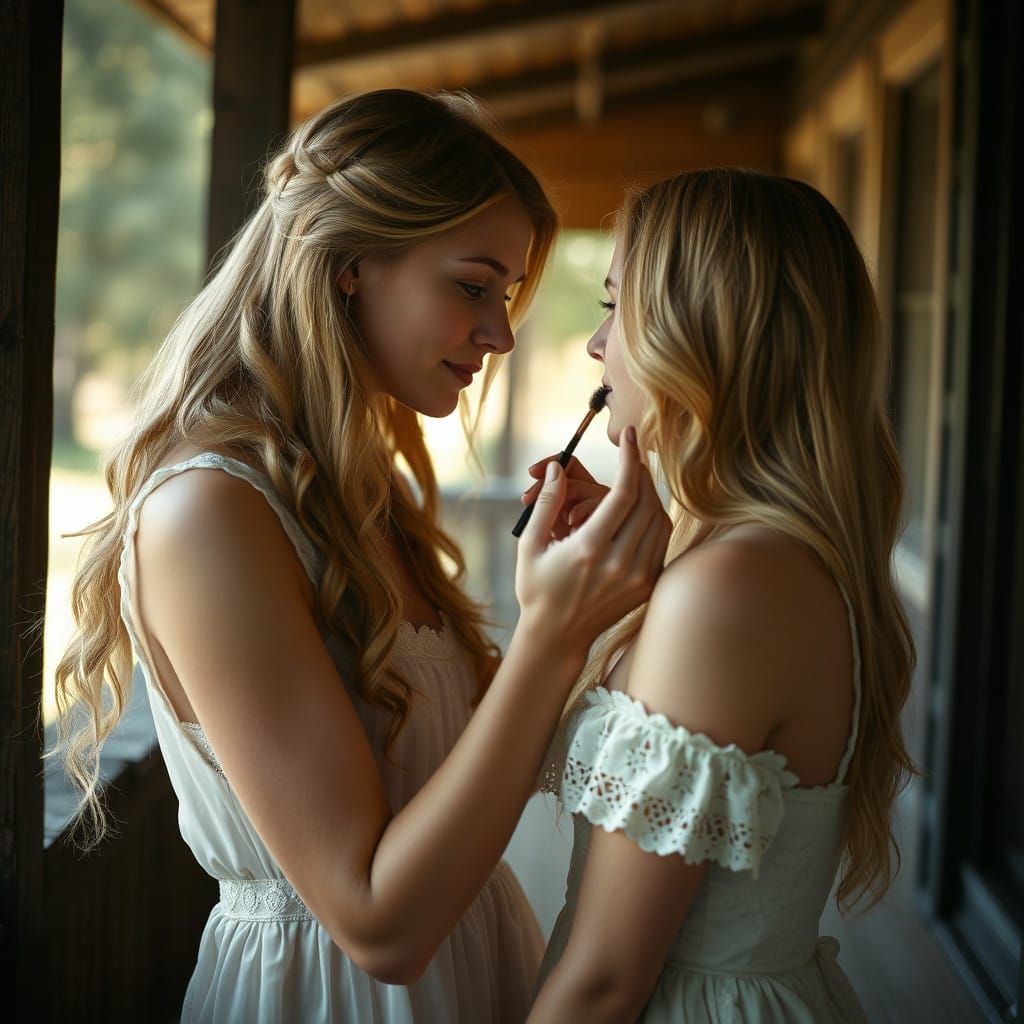 Ethereal Romance on a Rustic Porch