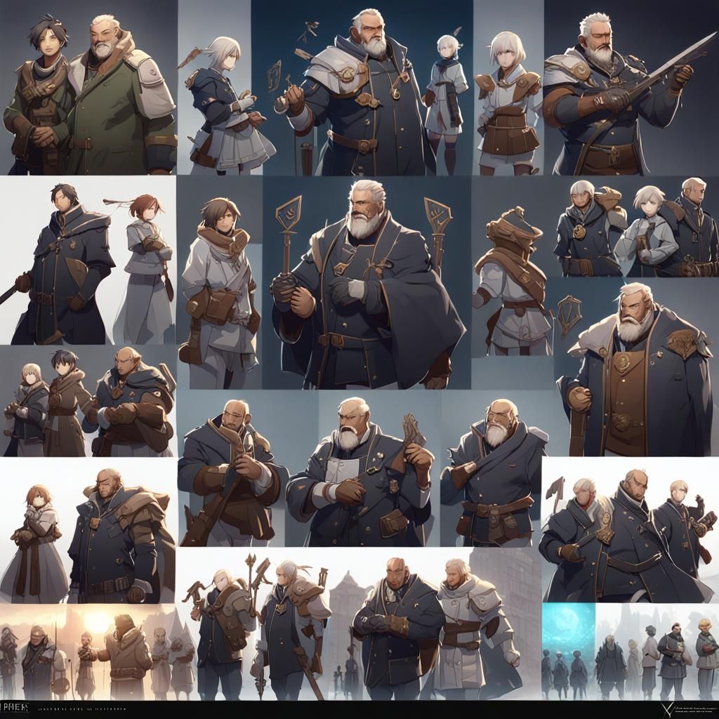 Father Figure Tributes: 3D Anime Art