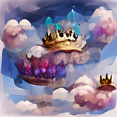 Glistening Golden Crown: Symbol of Power