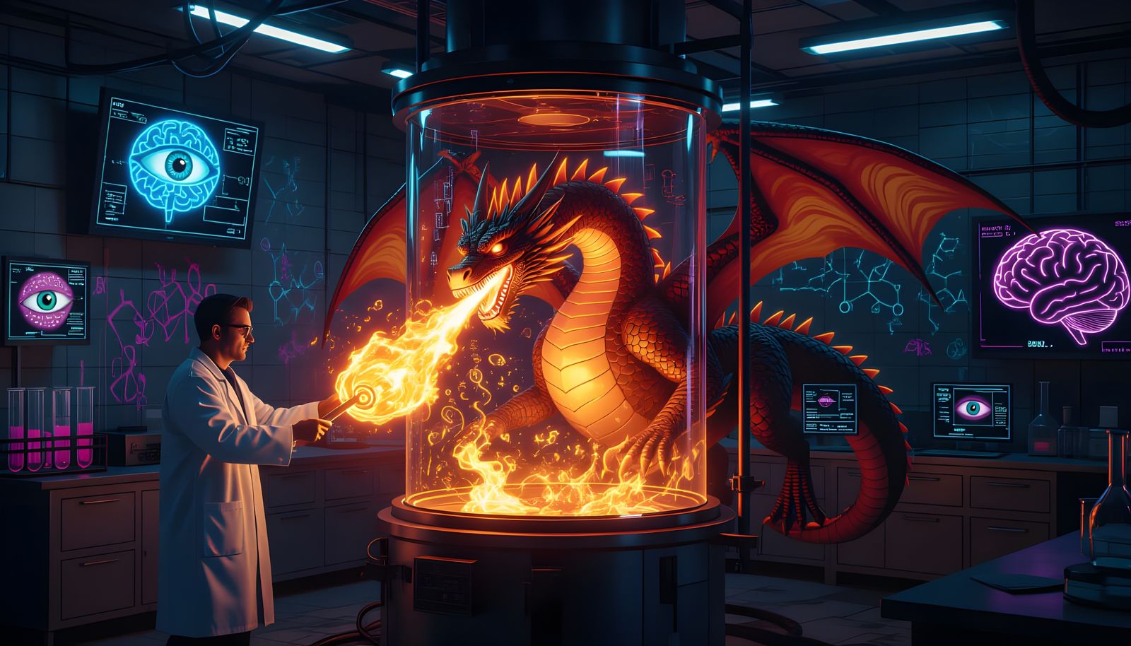 Mad Geneticist Activates Dragon Bioreactor in Gothic Lab