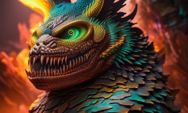 Zhulong: Known as the Torch Dragon, is a giant red solar dragon and God, in Chinese mythology.