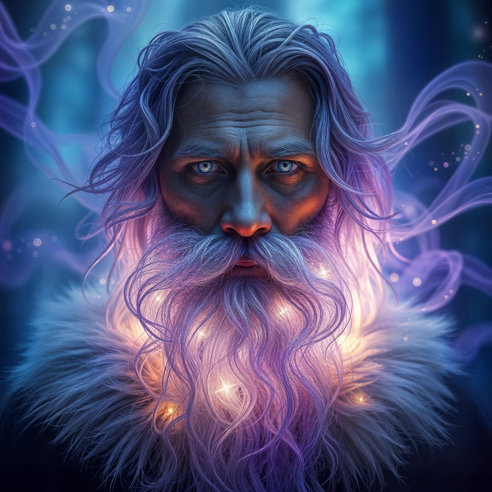 Shaman Emerge from Quantum Mists in Prismatic Light