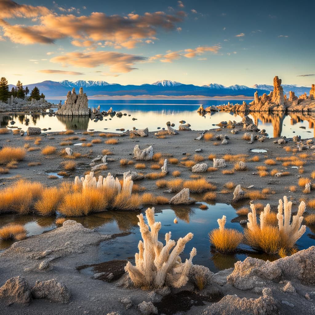 Mono Lake's Unique Alkaline Ecosystem