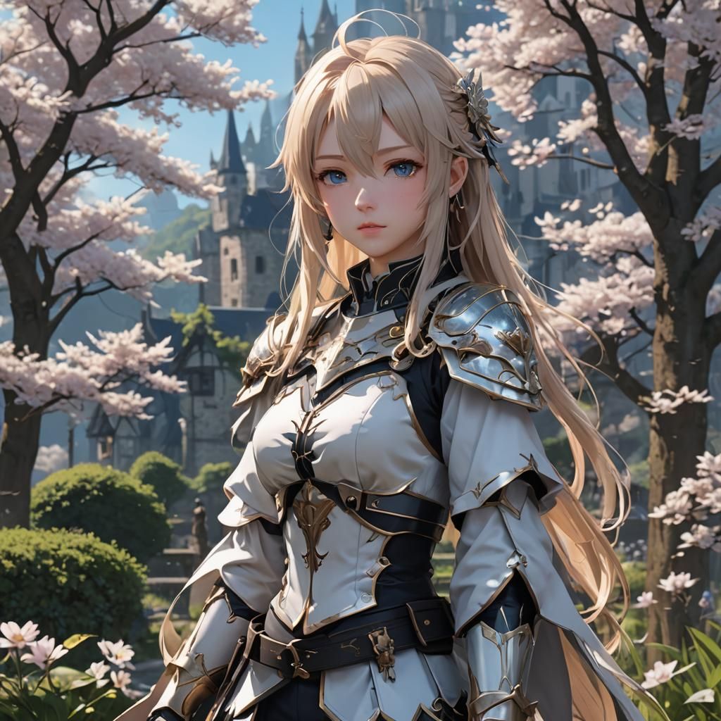 Detailed 3D Anime Art Inspired by WLOP