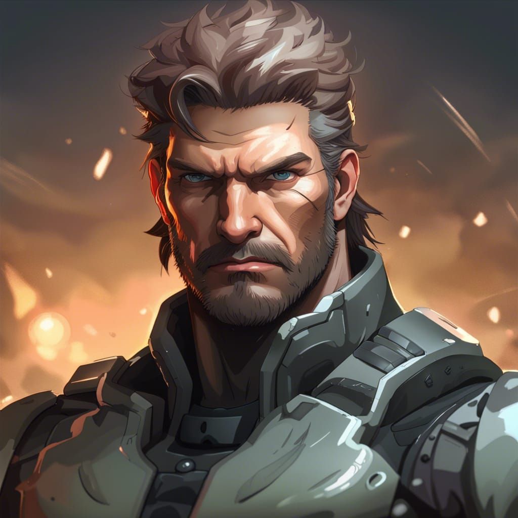 Battletech Portrait of a Rugged Male in 8K