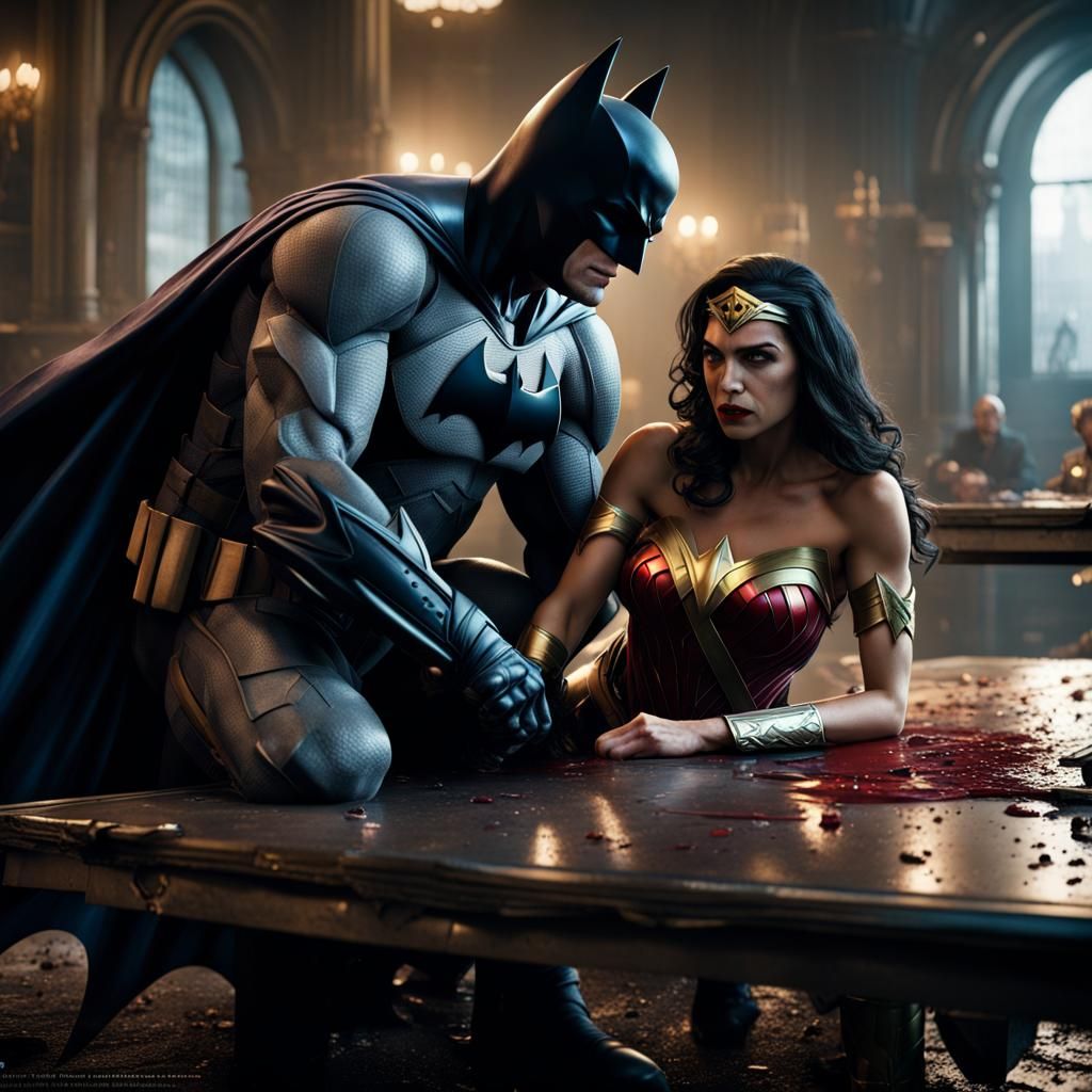 Comic Book Fight Scene in Fantasy Concept Art