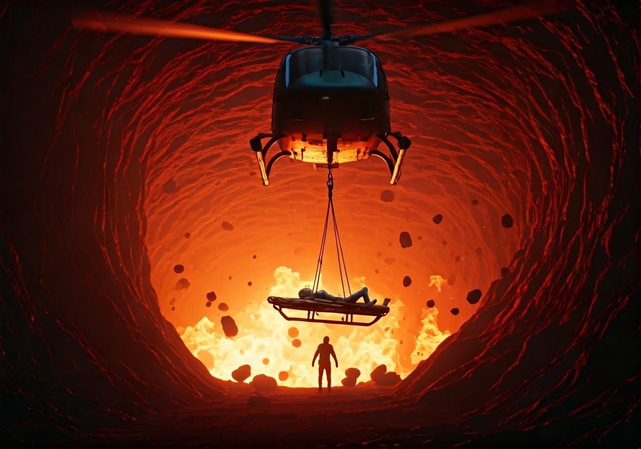 Epic Cinematic Moment: Gollum's Dramatic Volcano Rescue