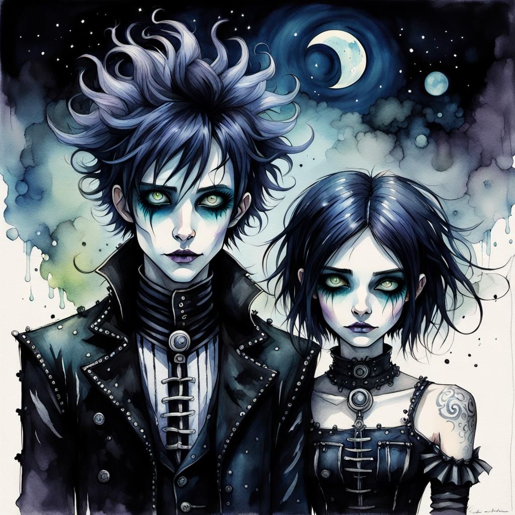 Goth Brother and Sister