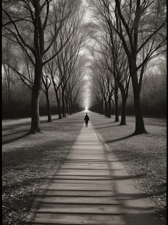 The Long Walk: AI Generated Image