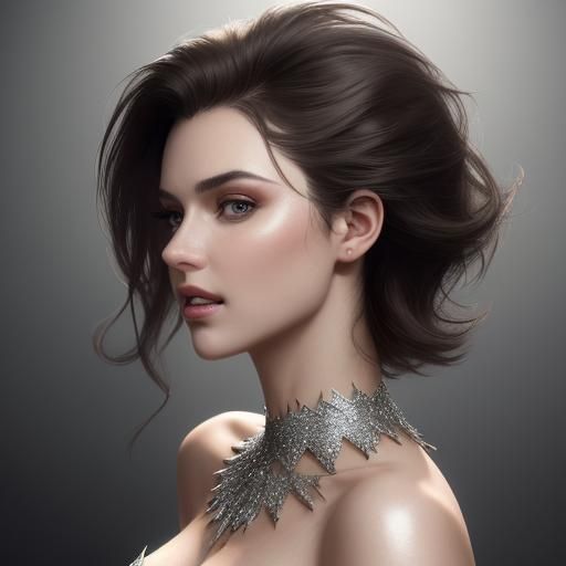 Sensual French Girl Singing Opera in Theater