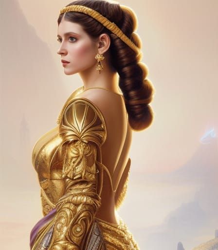 Princess Leia in the Style of Moreau