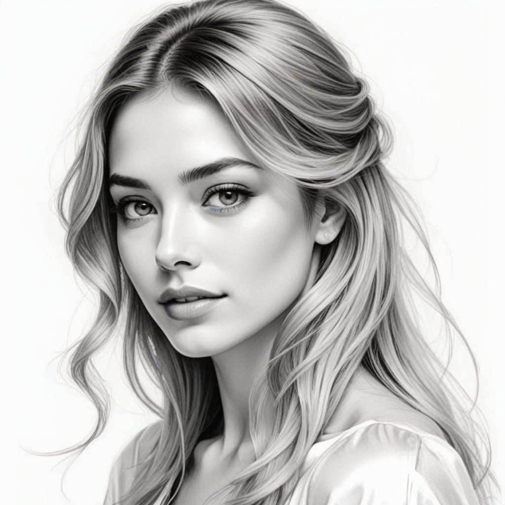 Glamorous Portrait of a Beautiful Woman