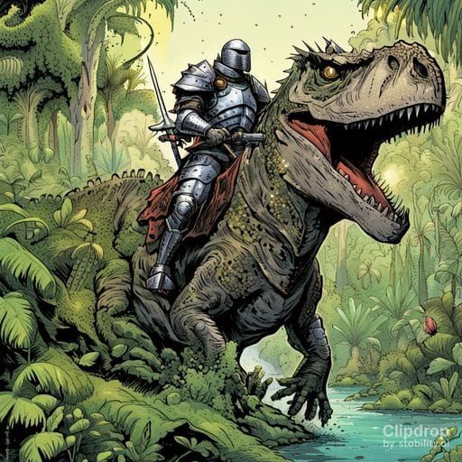 Rider of the Past Generated by AI