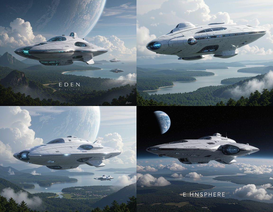 Massive Alien Ship Arrives at Lush Planet Eden