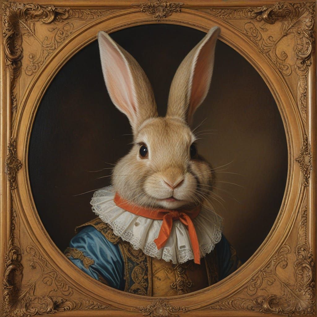 Renaissance-Inspired Ugly Rabbit Wields Unimpressive Carrot ...