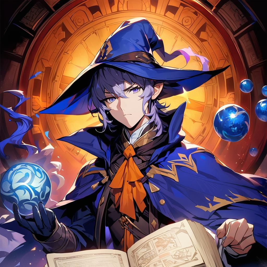 Half-Drow Mage in Forgotten Realms Style