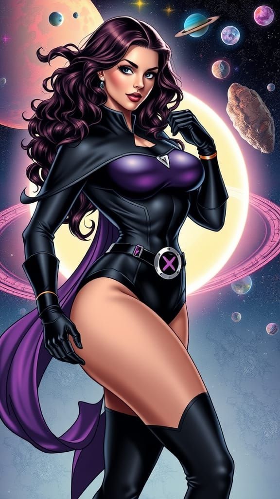 Early '50s comic book heroine