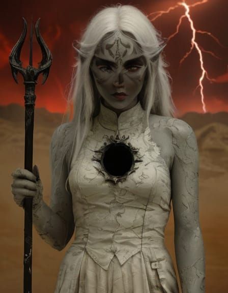 Towa vs Hollow Towa: Dark Fantasy Anime Art