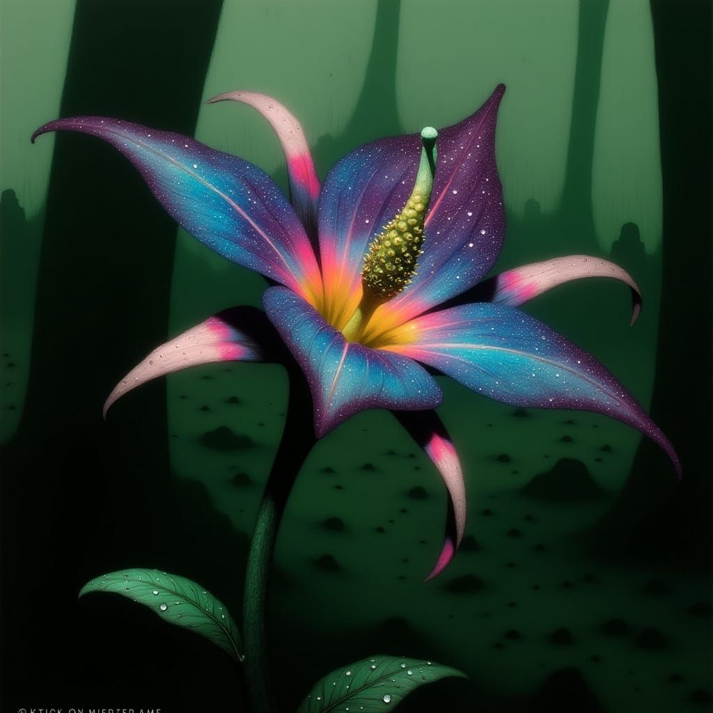 Surreal Jungle Bloom in Hyper-Realistic Style