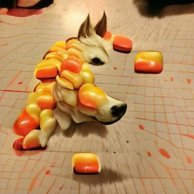 Candy Corn Dog: A Sweet Canine Creation