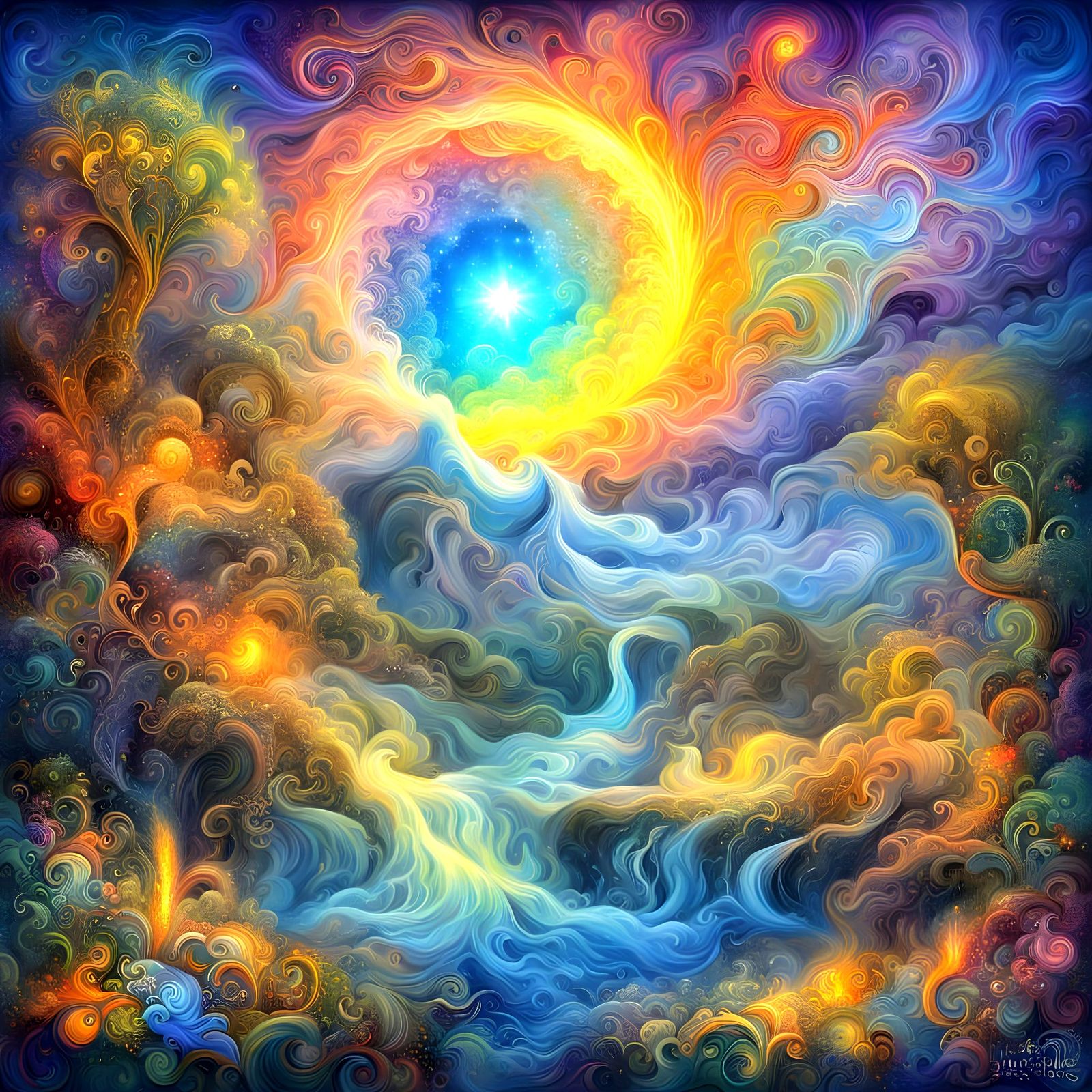 Ethereal Landscape of Whimsy and Wonder