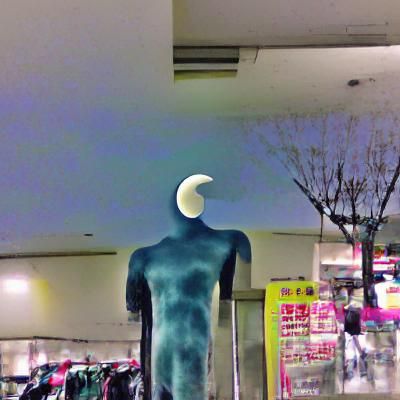 Manikin Moon: Surreal AI Interpretation