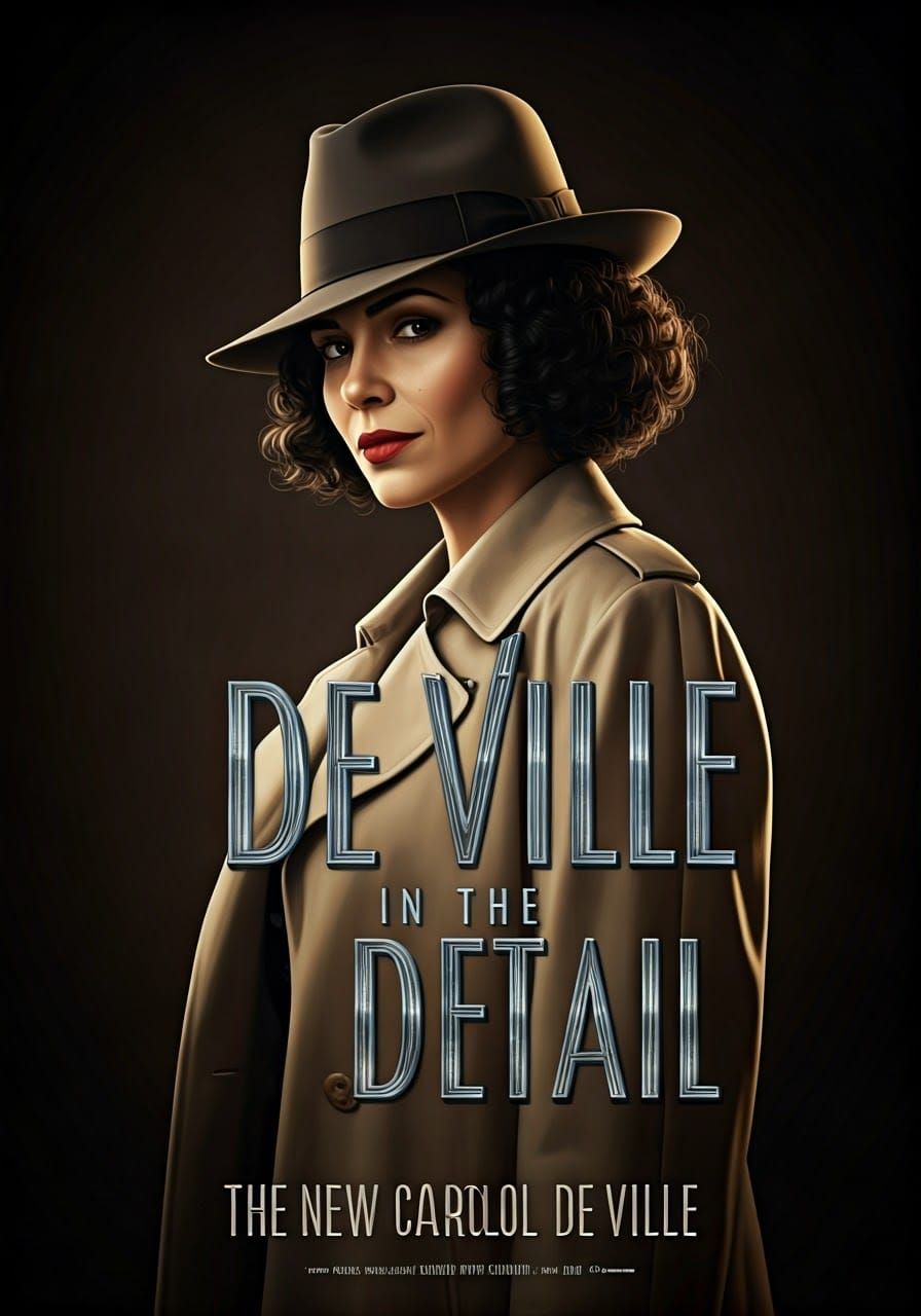 Mysterious Woman in Shadows, De Ville Film Noir