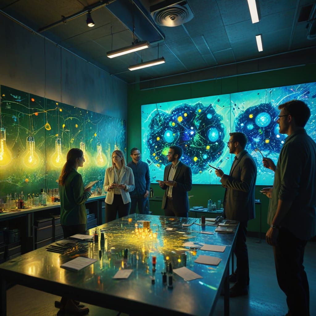 Brainstorming in a Lab: Concept Art