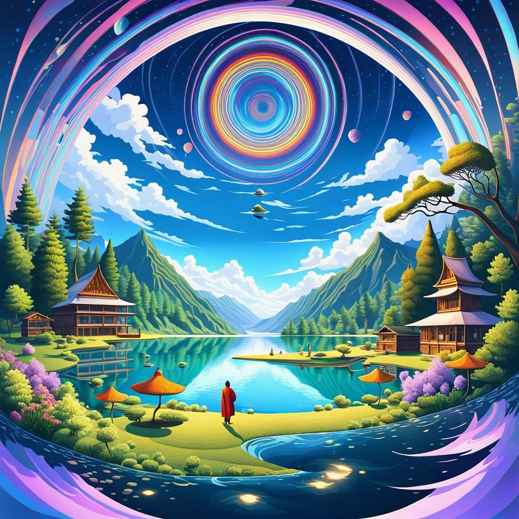 Alan Watts on a Psychedelic Mushroom Planet