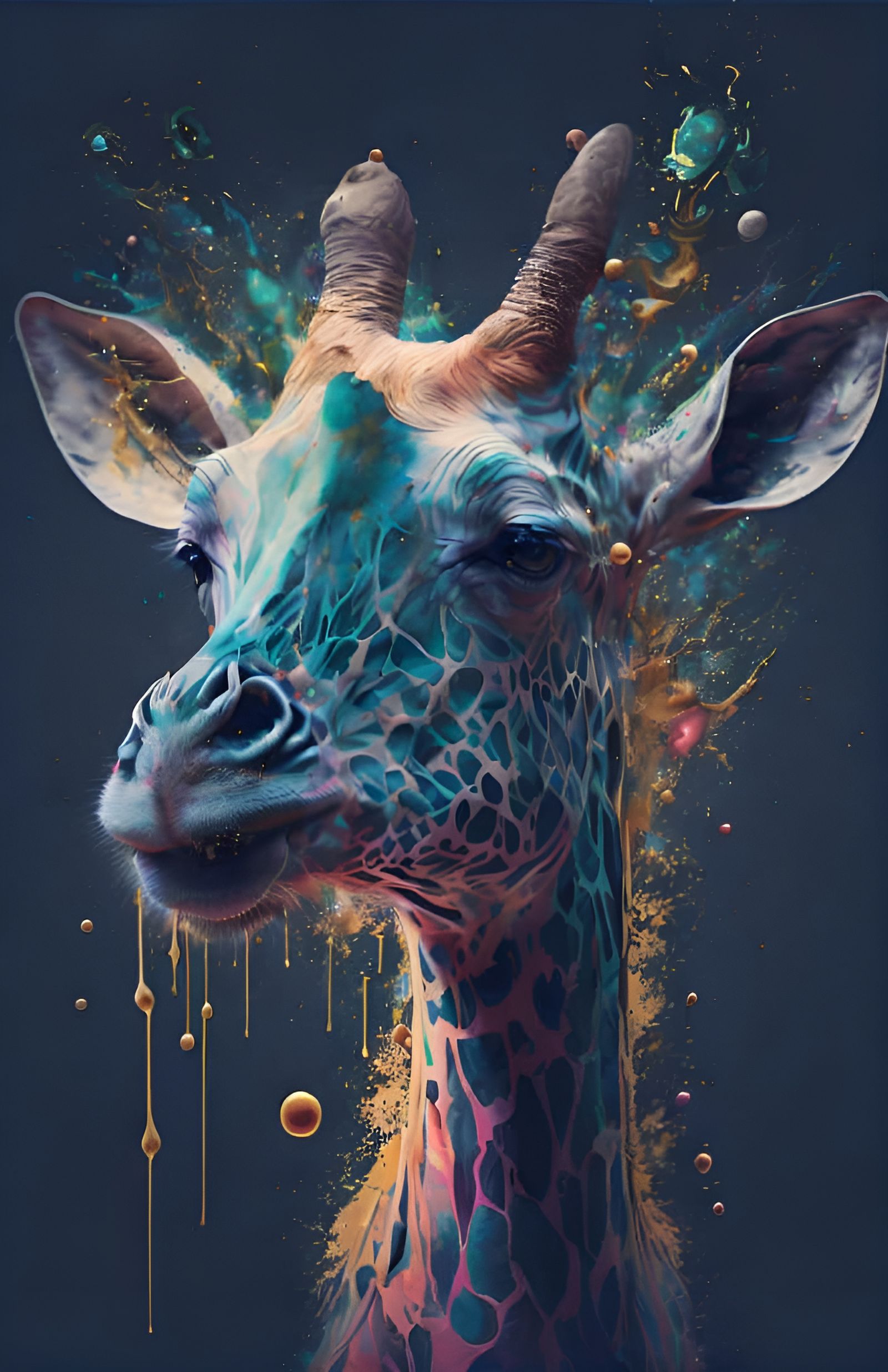 Blue Giraffe