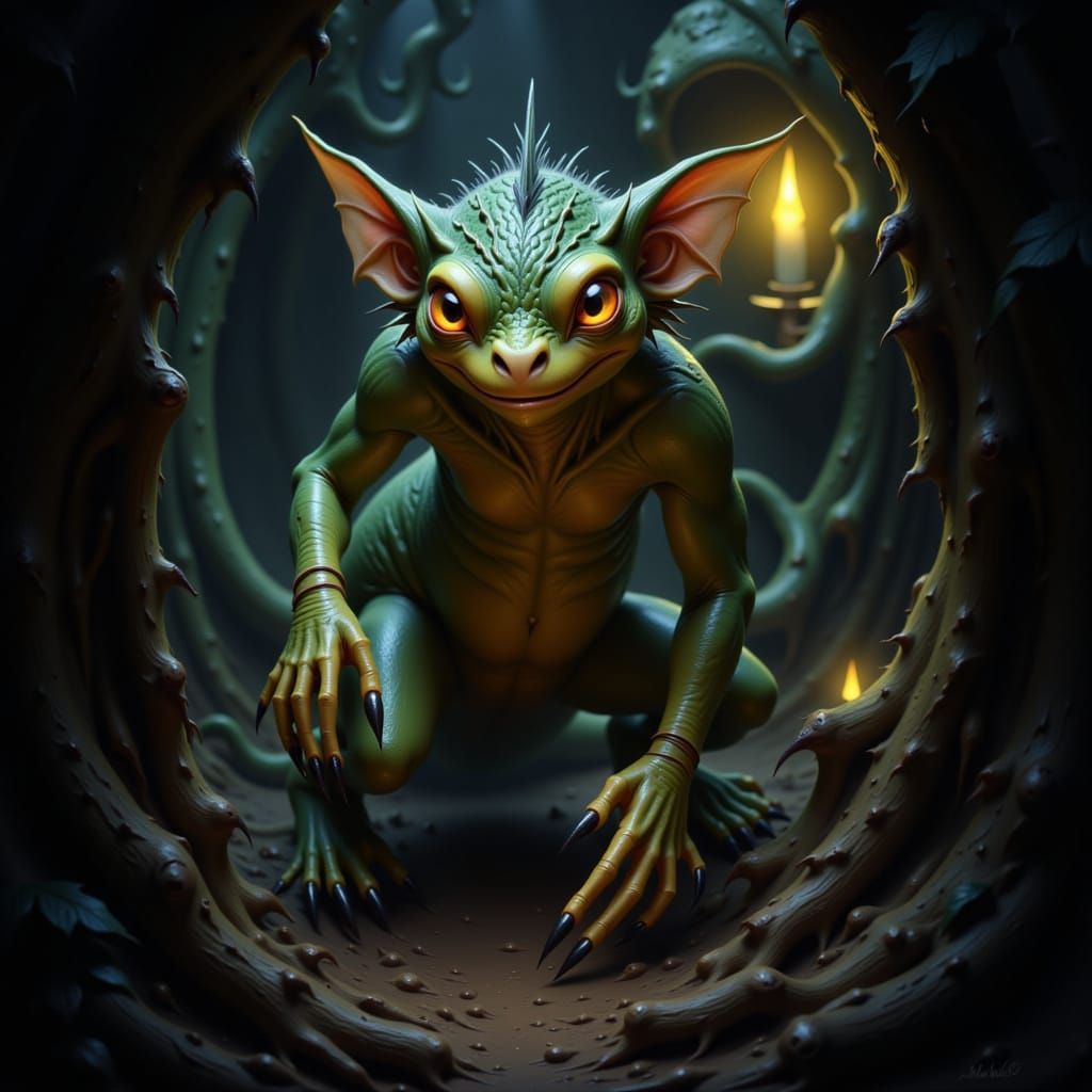 Fantasy Kobold Creature Concept Art