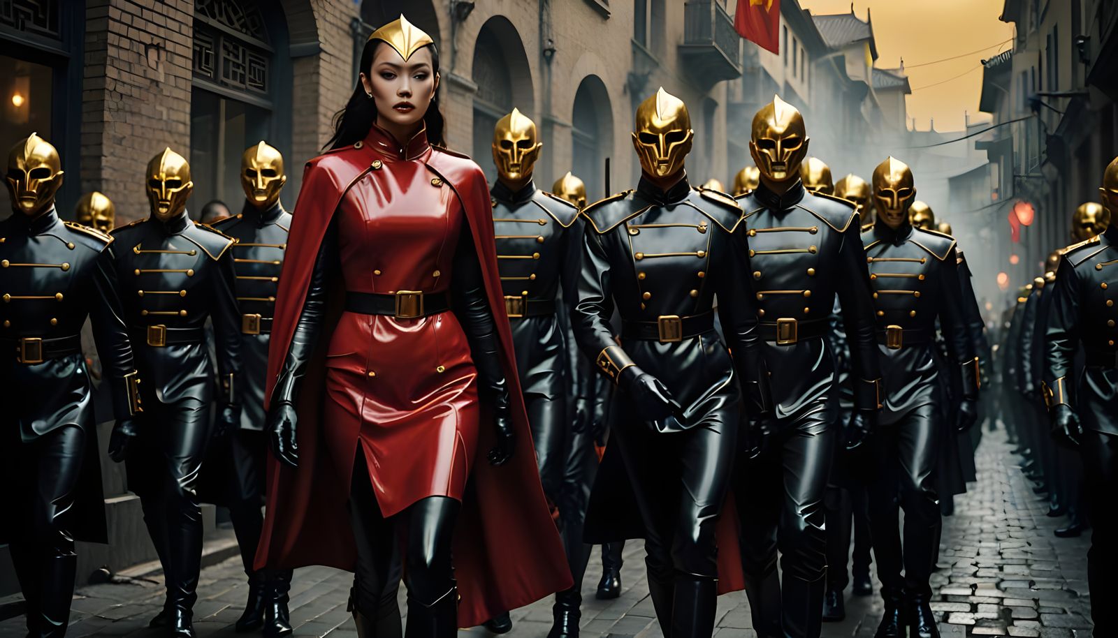 Surreal Female Warriors in Latex Dominance