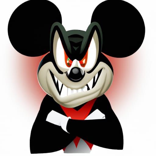 Sinister Mickey Mouse Artwork